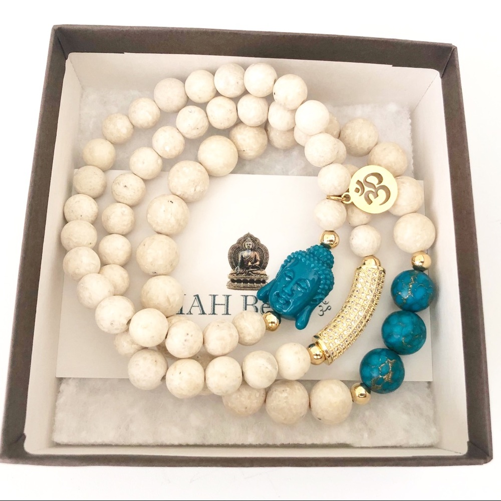 Buddha Om Bracelet Set
